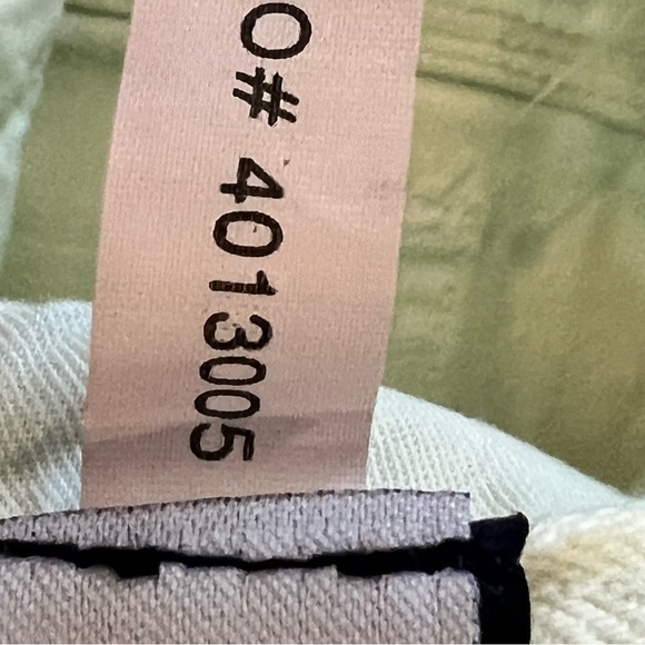 Madewell women’s shorts size 24 tie dye denim light green white raw edge cuff - Picture 13 of 14